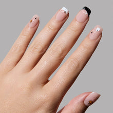 Tiny Pumpkin press-on nails in orange shade