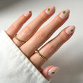 Tipsy Olive press-on nails in green shade