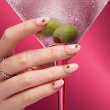 Tipsy Olive press-on nail bundle - full set view