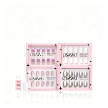 To the Stars press-on nails in pink shade