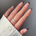 Too Much press-on nails in black shade