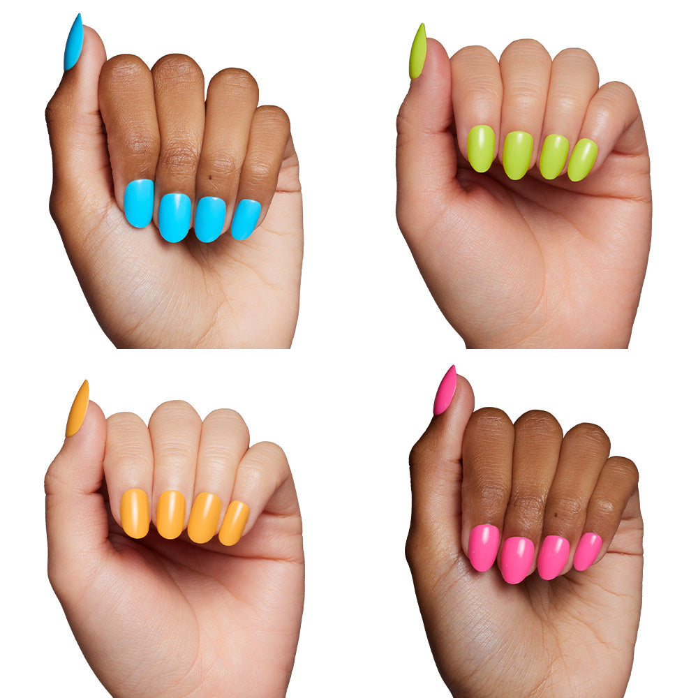 Tropic Like It's Hot press-on nails in orange shade