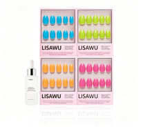 Tropic Like It's Hot press-on nail design - solid color style detail