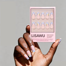 Tuscan Twist press-on nails in nude shade
