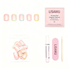 Tutti Frutti press-on nails - super short shape, super short length