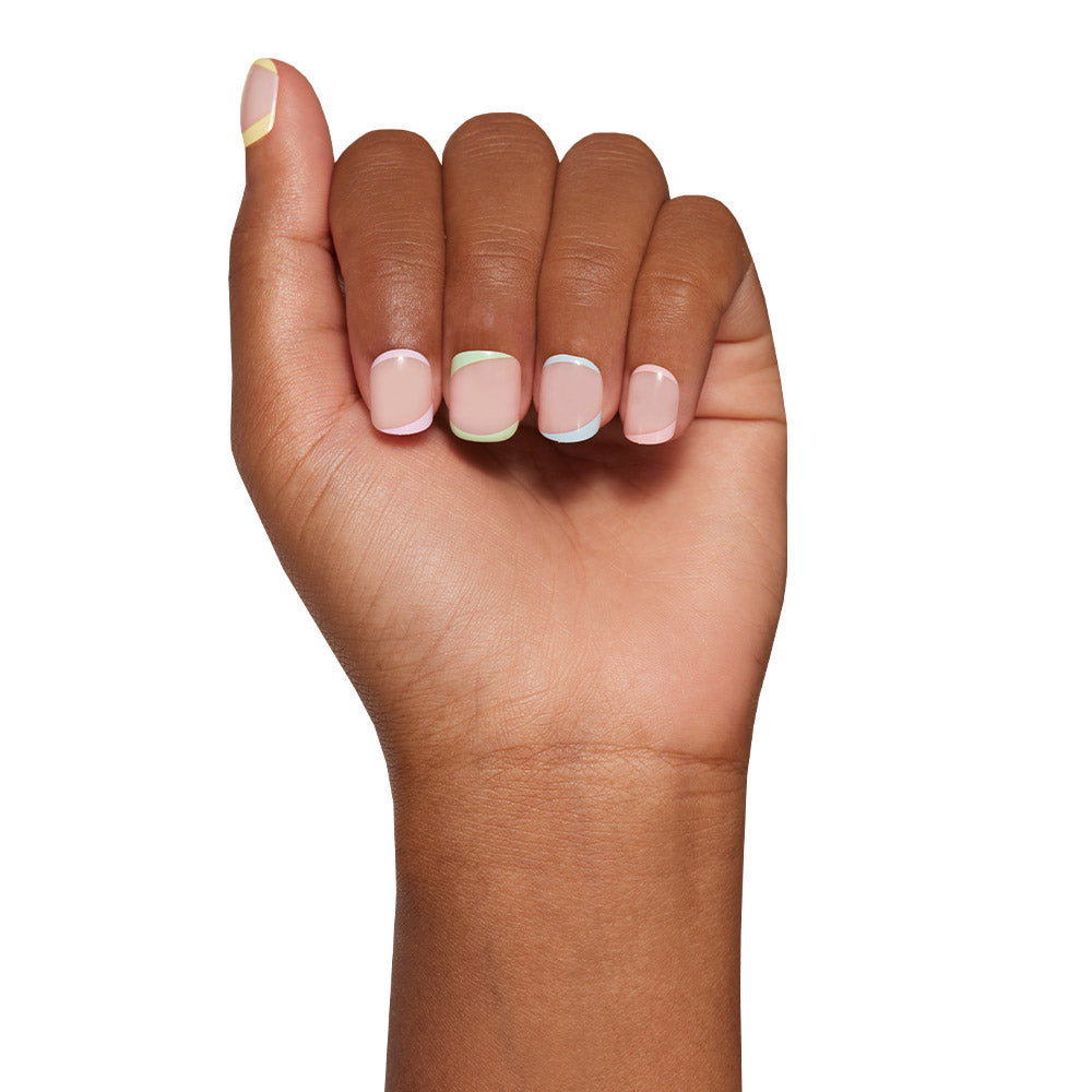 Tutti Frutti press-on nails in yellow shade