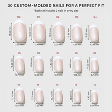 Velvet French press-on nails product detail