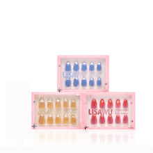 Velvet Haze press-on nails in blue shade