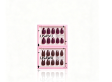 Velvet & Shine press-on nails with glossy finish