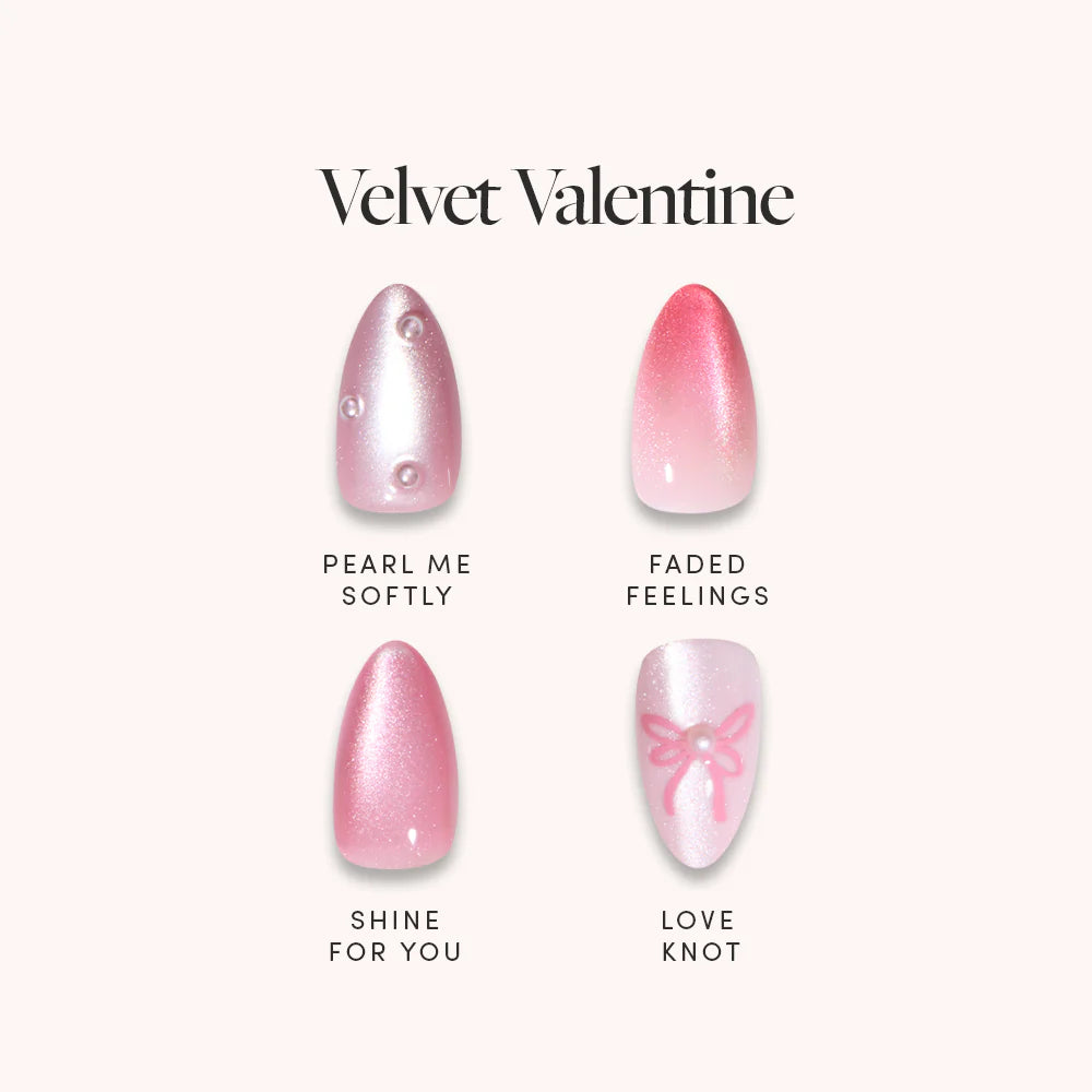 Velvet Valentine VelvetValentine NailMenu nail menu display