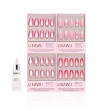 Velvet Valentine press-on nails with velvet finish