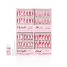 Velvet Valentine press-on nails with glossy finish