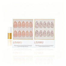 VELVETZILLA press-on nails - almond shape, short length