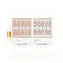 VELVETZILLA press-on nails - almond shape, short length