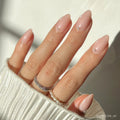 Wifey press-on nails in nude shade