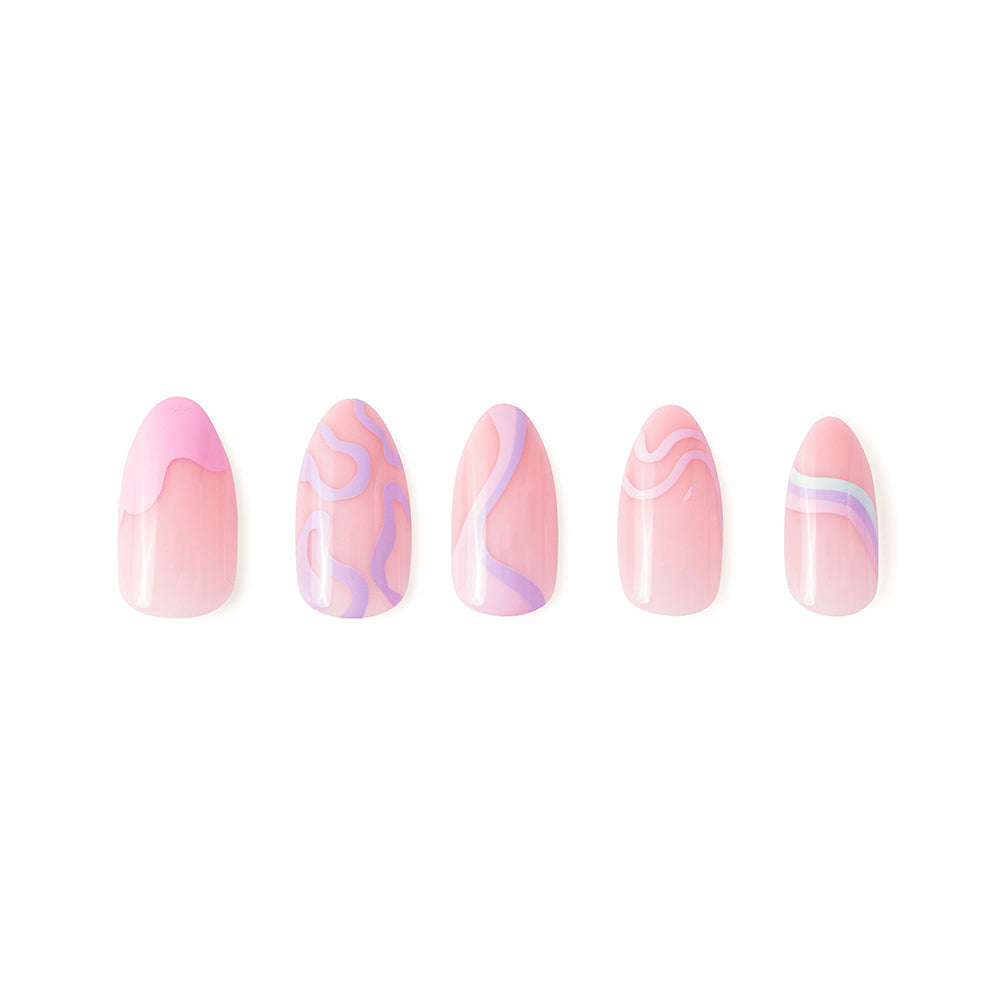 Wild Card press-on nails in multicolor shade