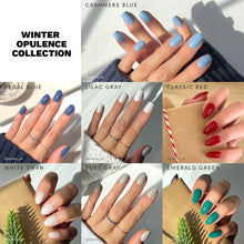 Lisawu Winter Opulence press-on nail bundle manicure lifestyle photo