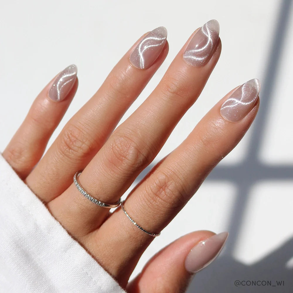 WOO-MAN! press-on nails in nude shade