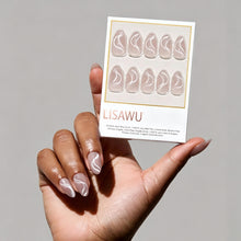 WOO-MAN! press-on nails in silver shade