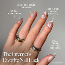 WOO-MAN! press-on nail design - abstract style detail
