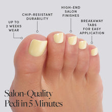 Yellow Pop Toenail press-on nails product detail